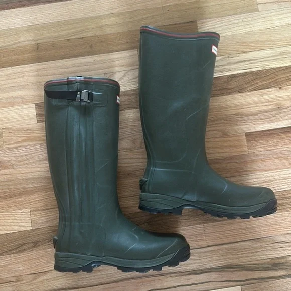 Hunter Balmoral Neoprene Zip Boot - Men's Size 10 - Picture 6 of 8